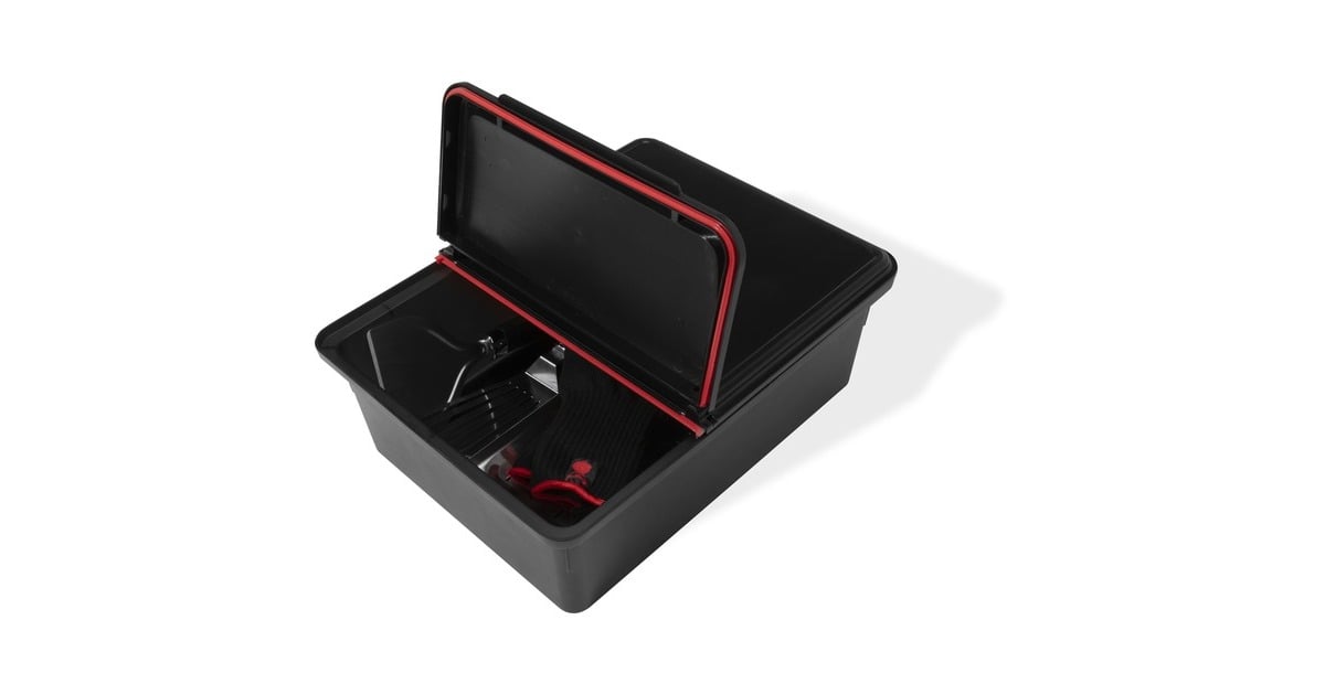 WeberWorks-opbergbox voor buiten opslag  (Zwart/rood)