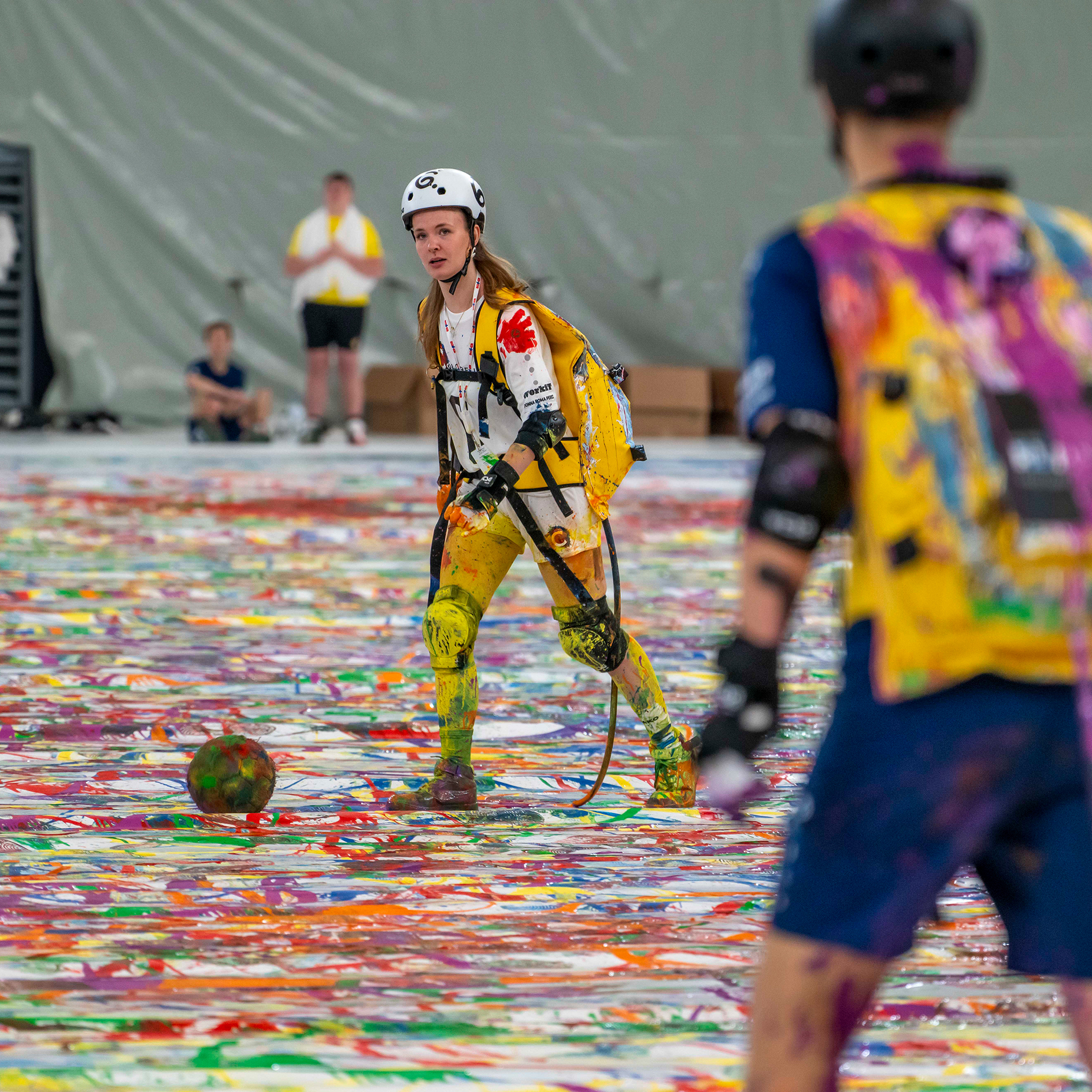 Colourful Art of Football Kunstdruck - dein Teil vom WELTREKORD - mit Original-Pixel