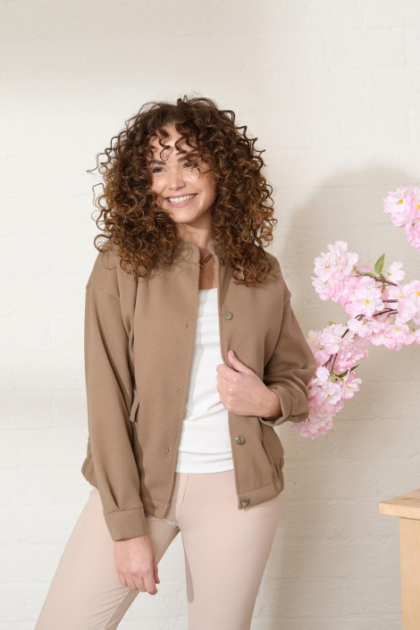 FOS Amsterdam camel dames jas