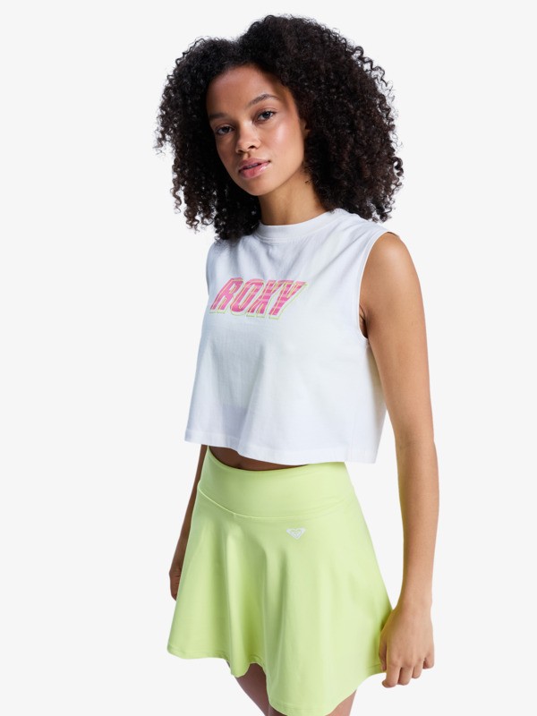 Essential Energy Crop top Blanc Femme