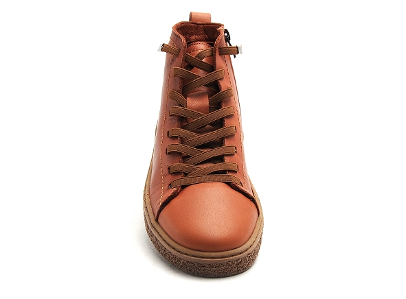 Kokoon boots bottine plates femme faustine marron