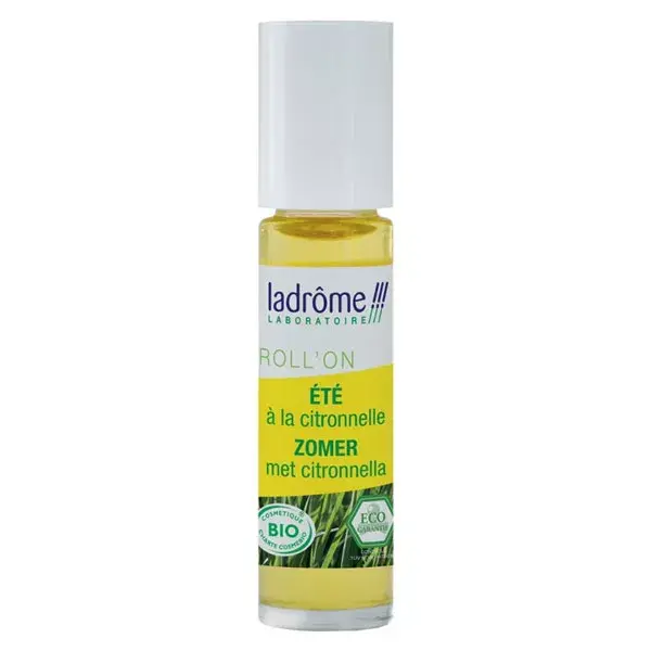 Ladrome Roll-On Repelente de Insetos para o Verão com Capim-limão Orgânico 10ml