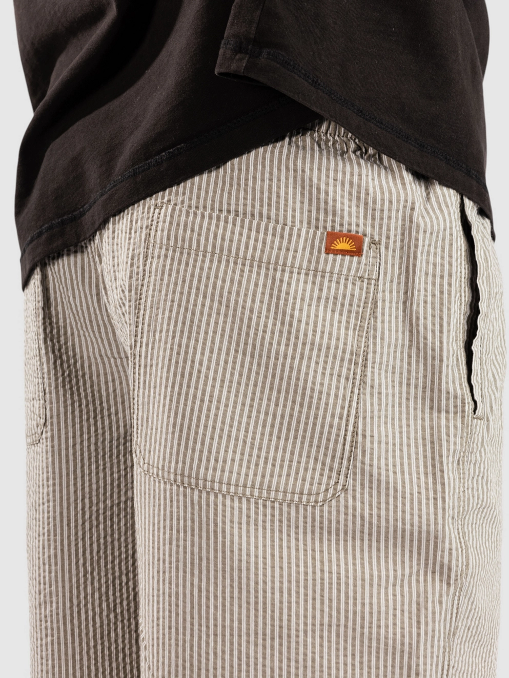 Rhythm Seersucker Shorts olive
