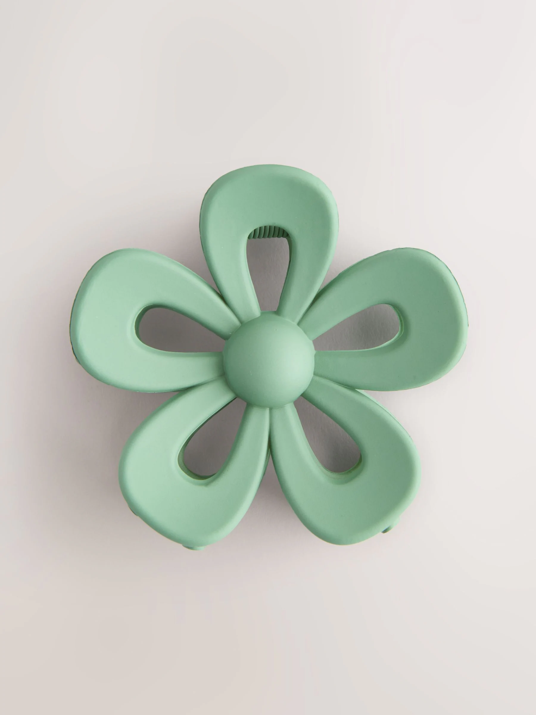 Groen - Matte Flower Hair Claw