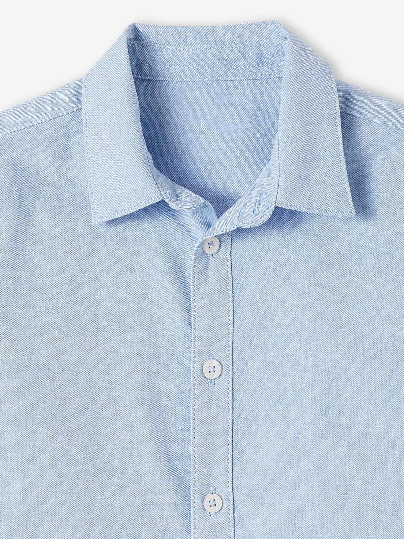 Camisa Oxford branca para meninos