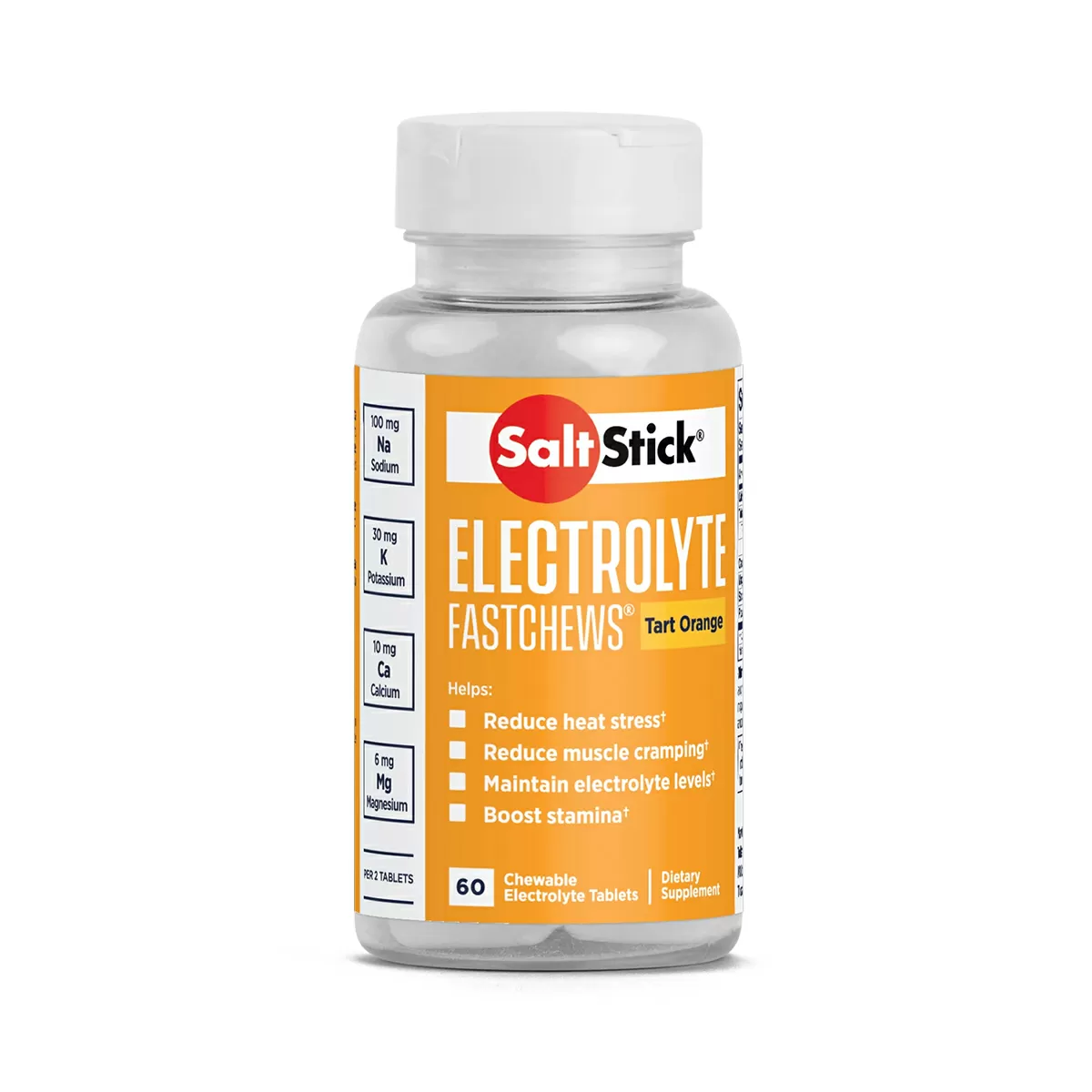 Saltstick Fastchews Orange - 60 stk