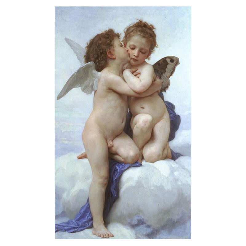 Puzzle 1000 pièces - Bouguereau - Amour et psyché