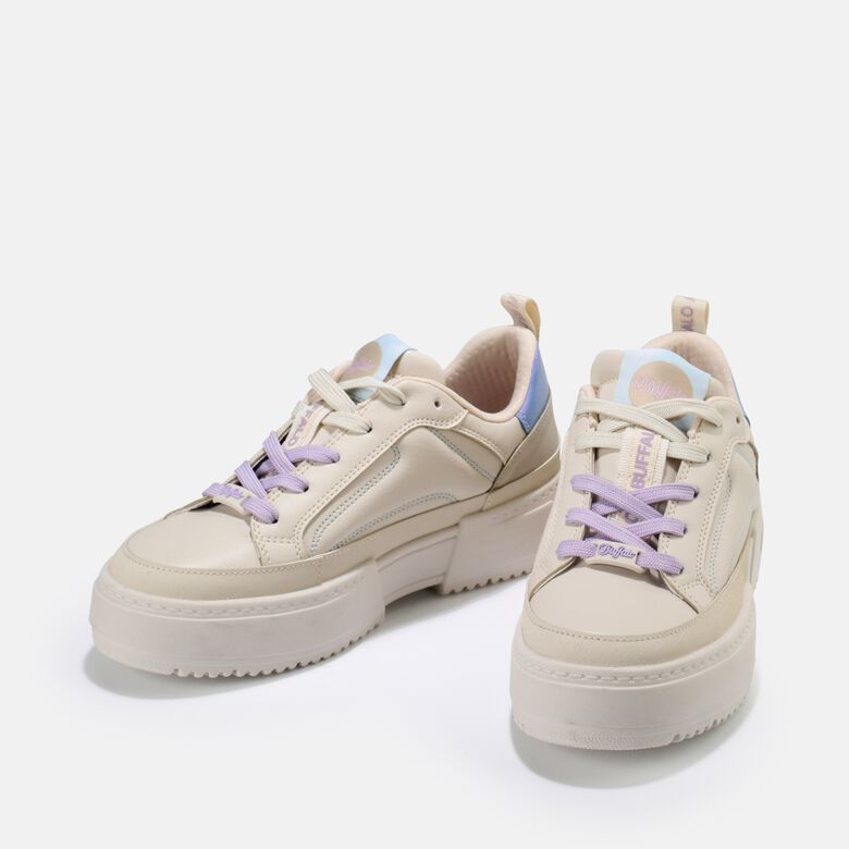 RSE Fox Lo baskets véganes, crème