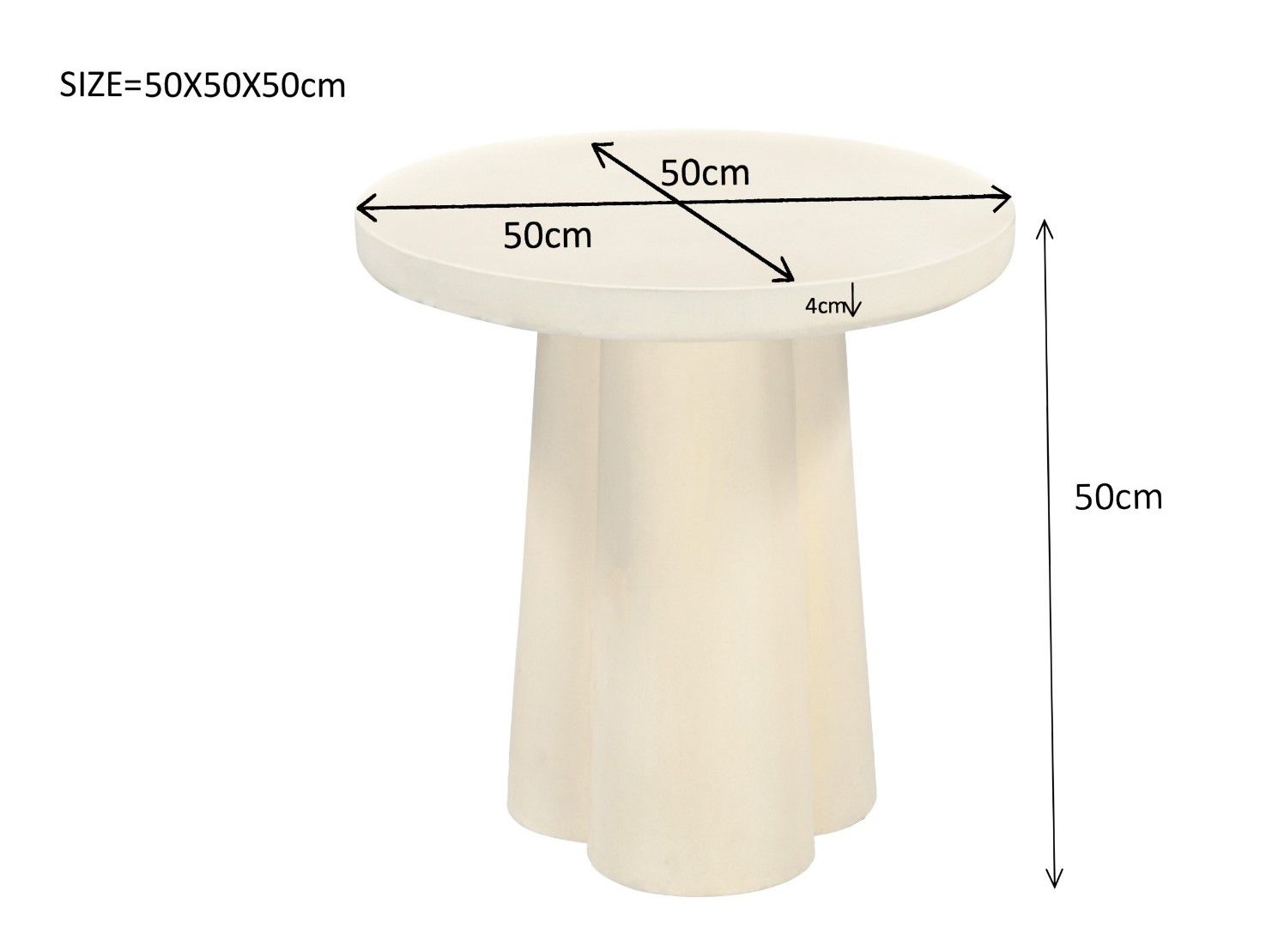 Salontafel Clubs Sandy ⌀50  x H50 cm