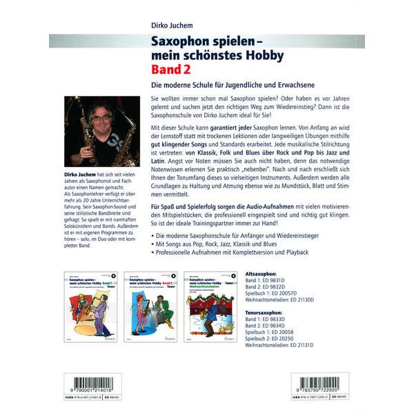 Schott Saxophon Spielen Hobby T-Sax 2