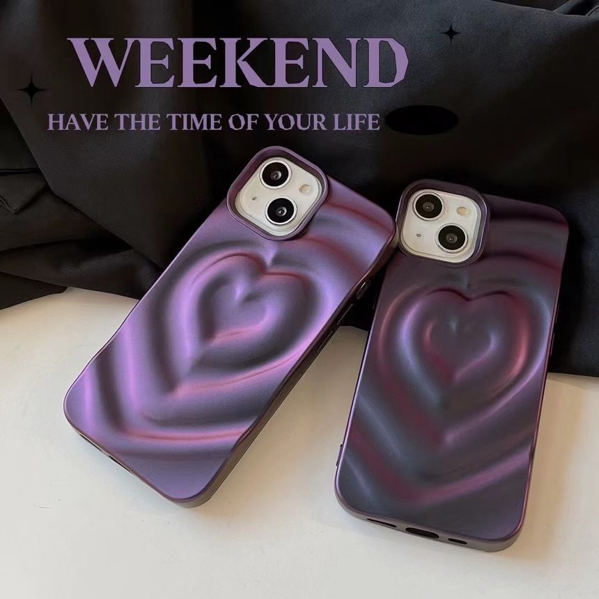 Rockit - Hart telefoonhoesje - iPhone 15 / 15 Pro / 15 Pro Max / 14 / 14 Pro / 14 Pro Max / 13 / 13 Pro / 13 Pro Max