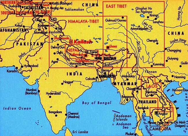 GECKO MAPS - KAILASH 1 50 000