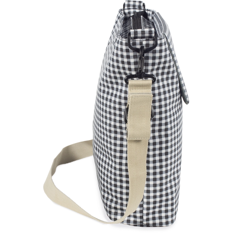 Walking Mum Wickeltasche I Love Vichy Schwarz