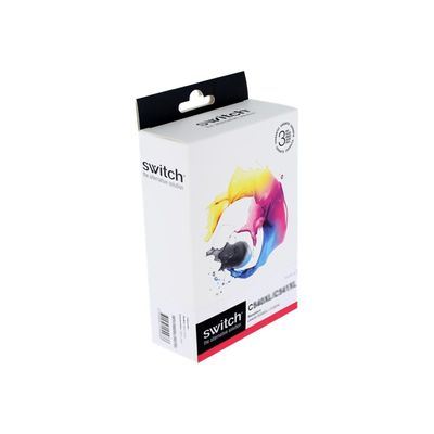 Cartouche compatible Canon CLI-581XXL/PGI-580XXL - Pack de 5 - noir, noir photo, cyan, magenta, jaune - Switch