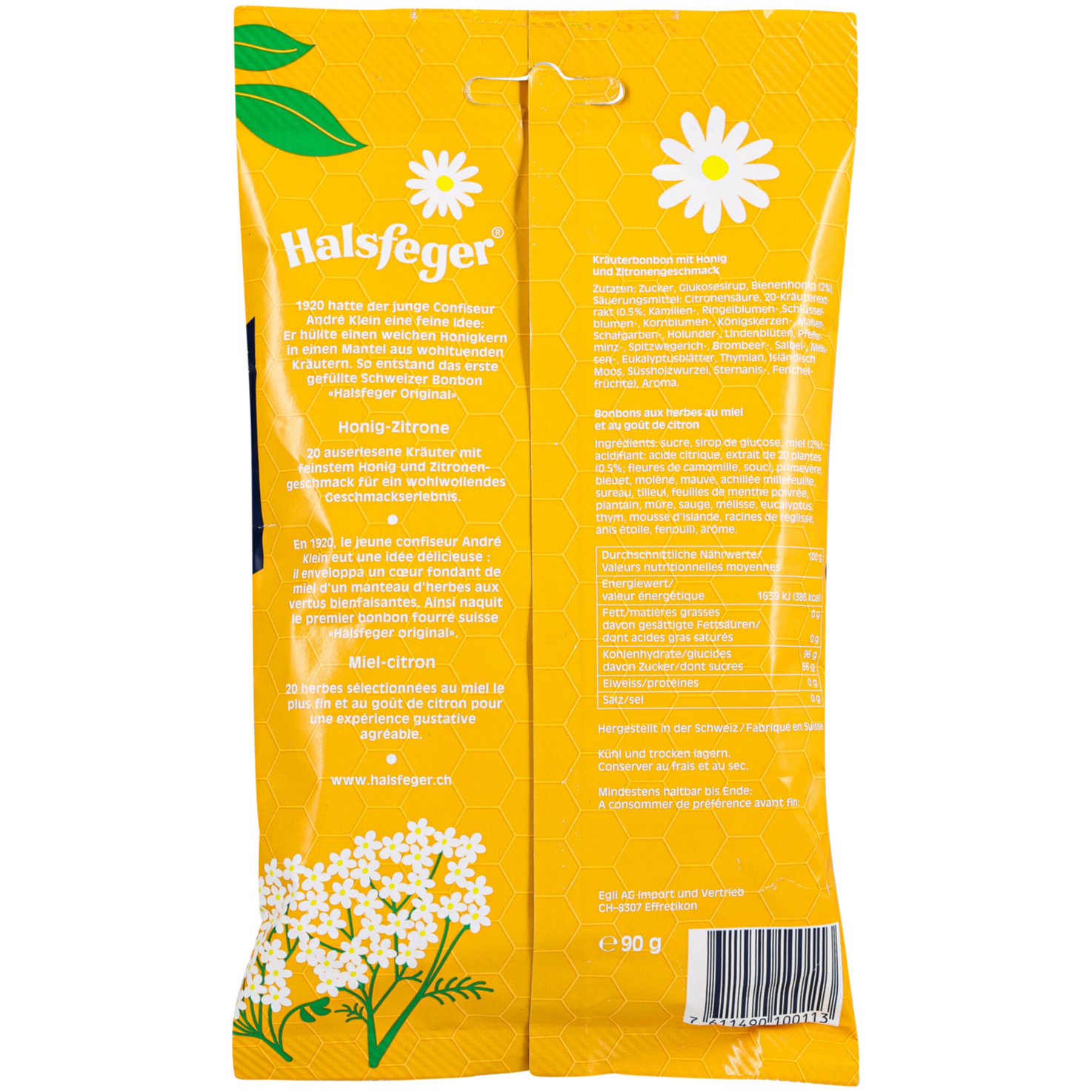 Halsfeger Honig-Zitrone
