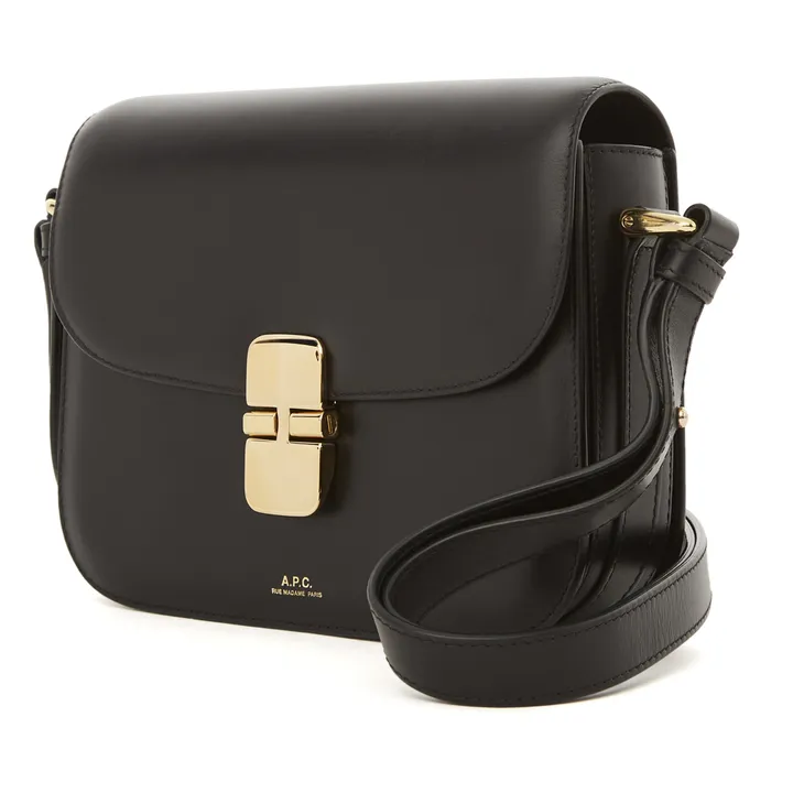 A.P.C. Sac Grace Small Cuir Lisse | Noir