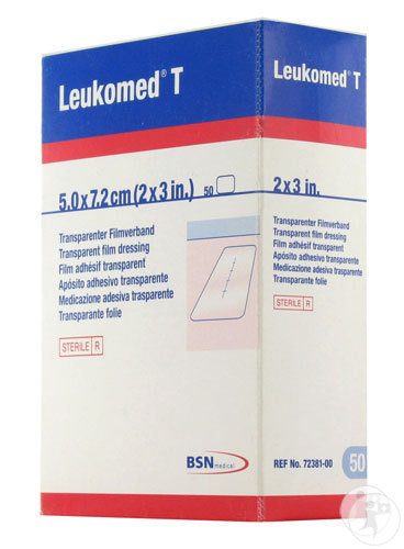 Bsn Medical Leukomed T Pansement Film Transparent Stérile 5cmx7,2cm Pièces 50 (7238100)