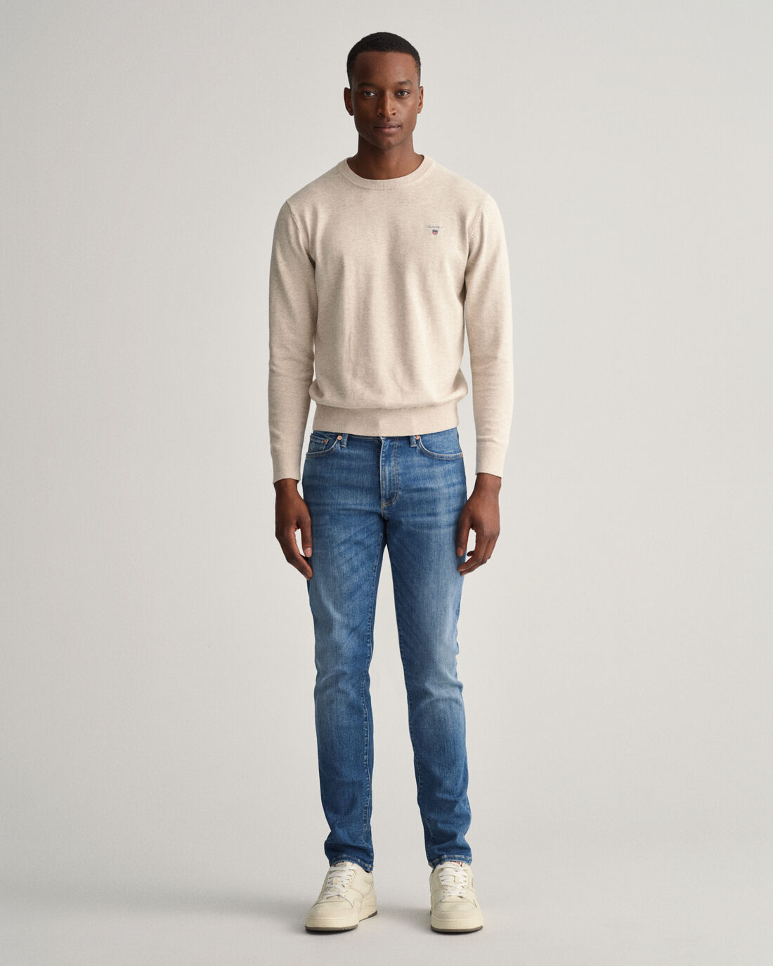 Maxen Extra Slim Denim Trousers Blue