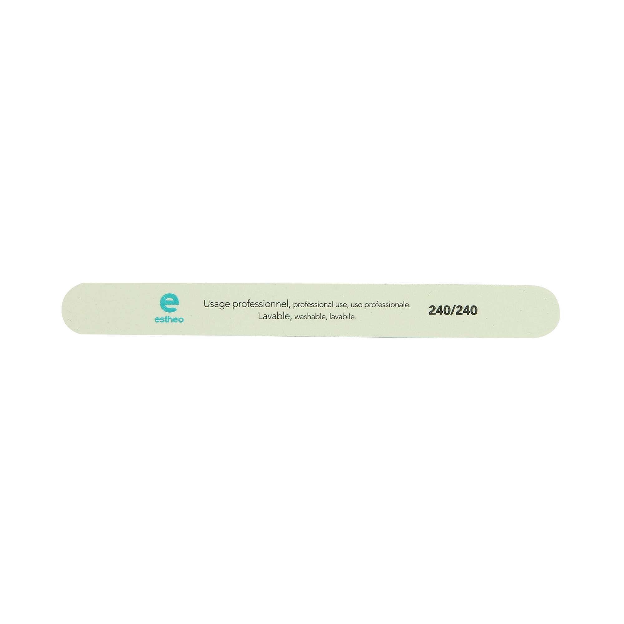 Lime à ongles droite 240-240 Blanche