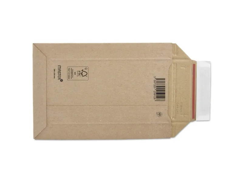 Bølgepapkuvert Master'In 250x353x2-63mm A4L - (100 stk.)