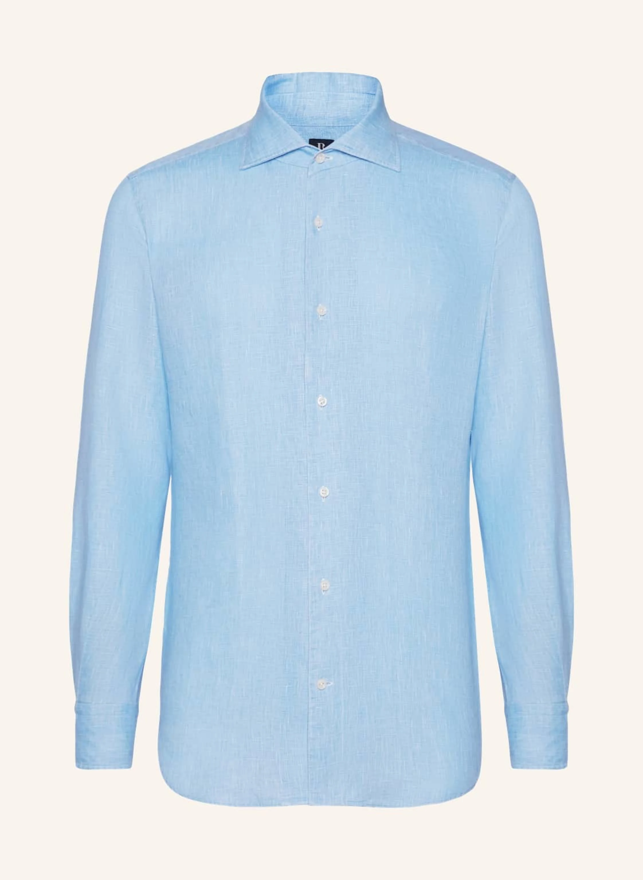 BOGGI MILANO Leinenhemd Regular Fit