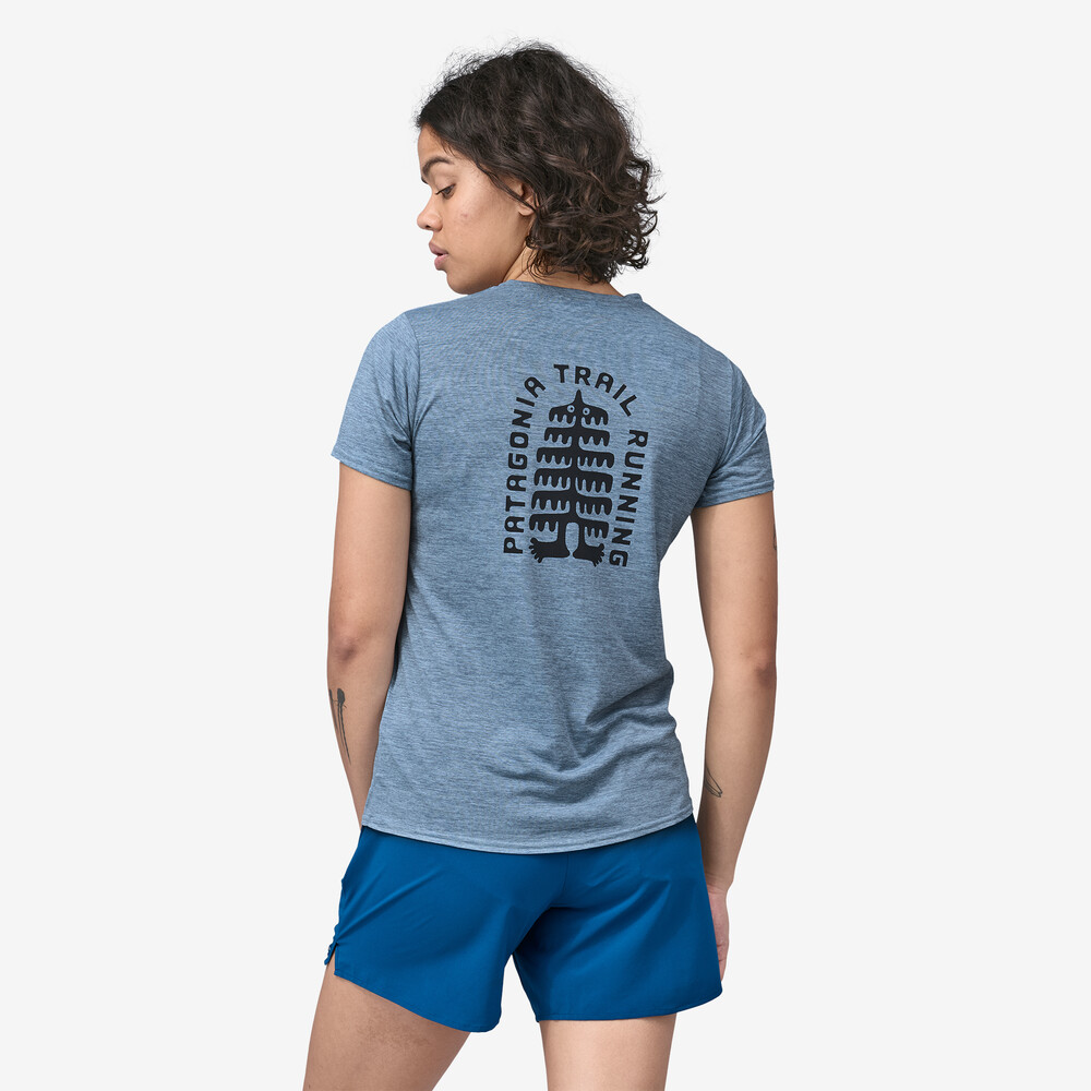 Damen-Capilene Cool Daily Graphic Shirt - Lands
