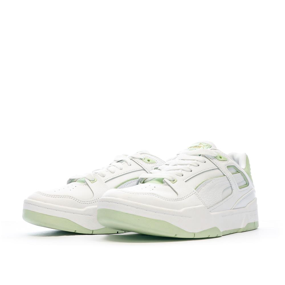 Puma Baskets Blanches/Vertes Homme Puma Slips tream