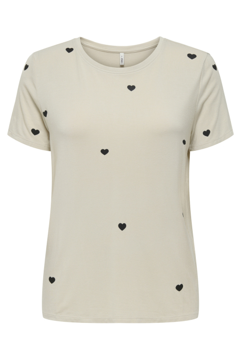 Only beige dames t-shirt