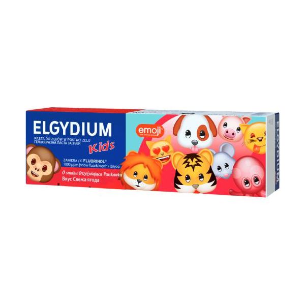 Pierre Fabre Elgydium Emoji Gel Dentífrico Morango Júnior 3-6 anos 50ml