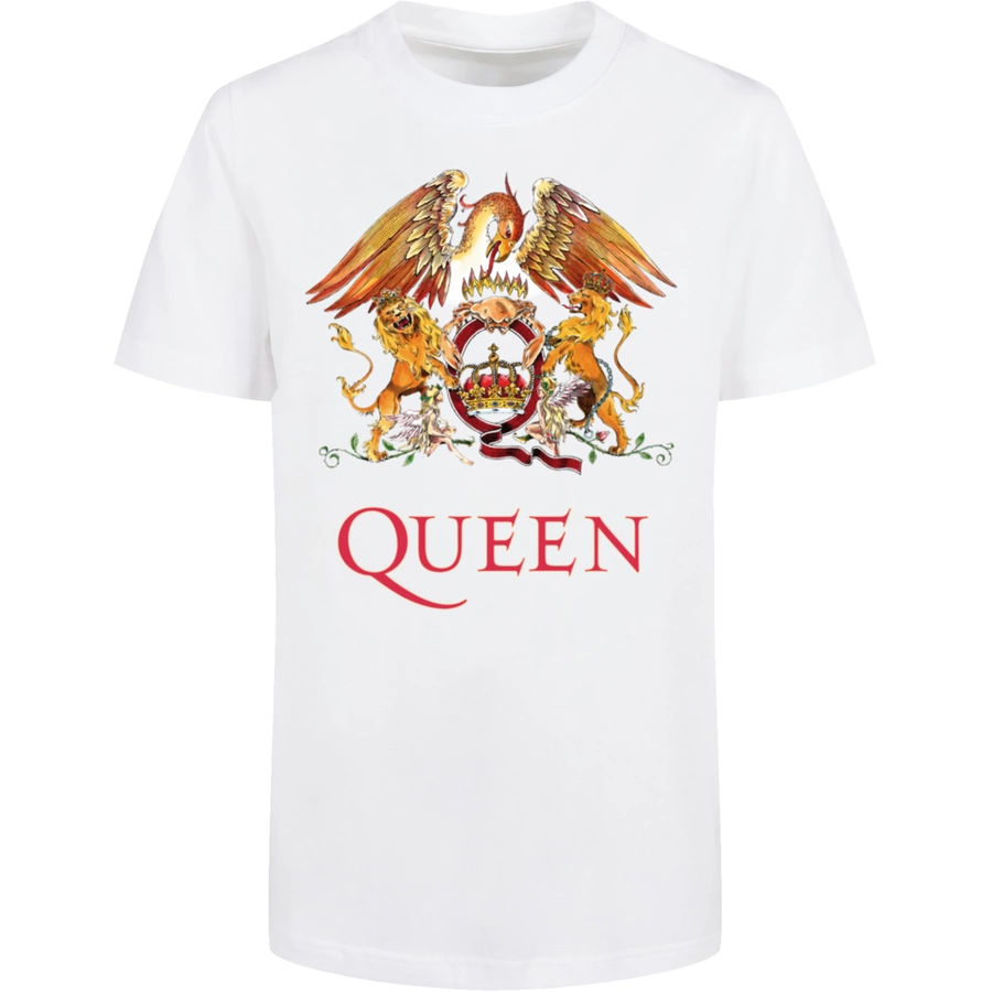 F4NT4STIC Basic Kids Tee Queen Classic Crest weiß