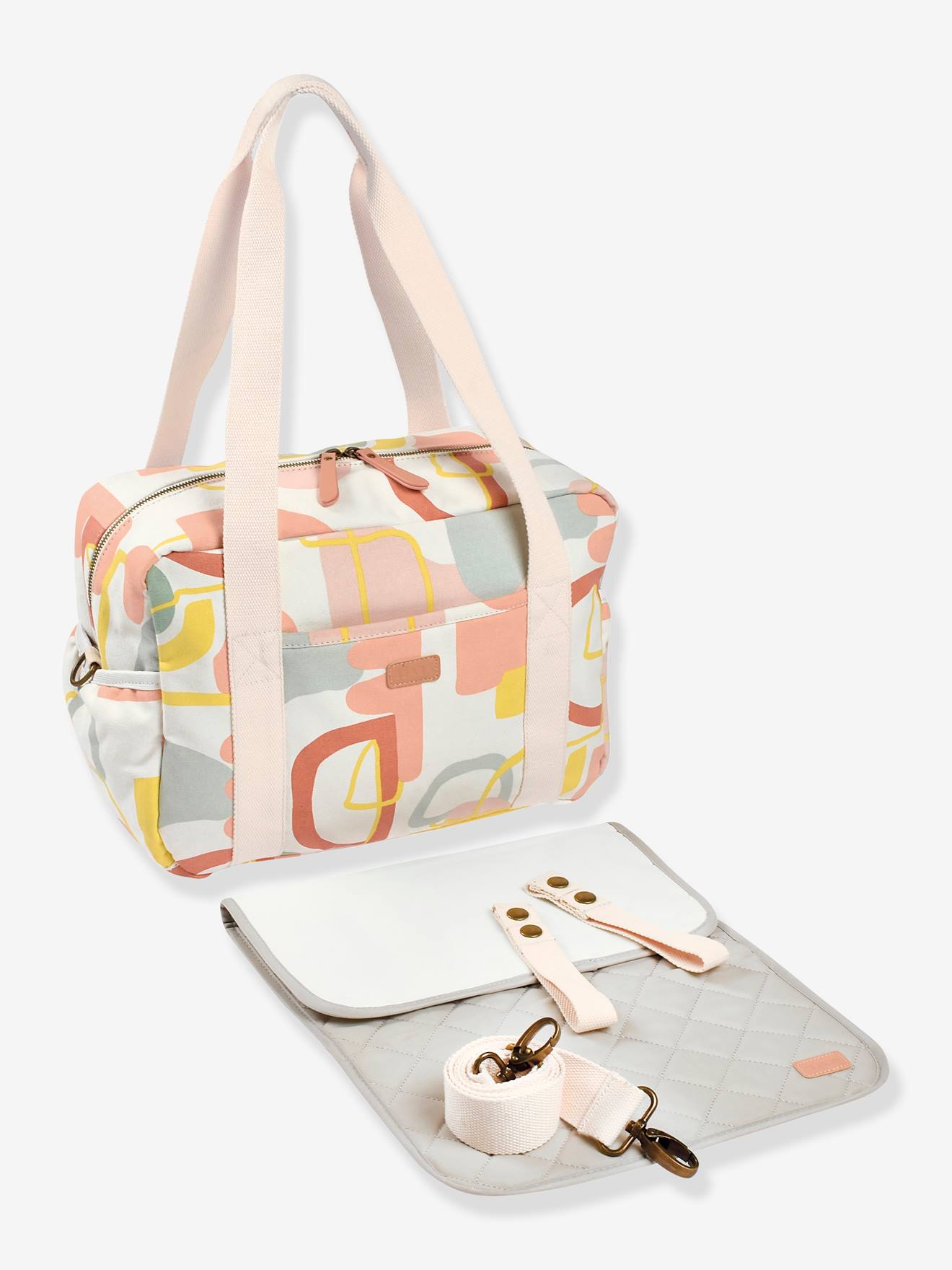 Bolsa de maternidade BEABA Paris cor pêssego