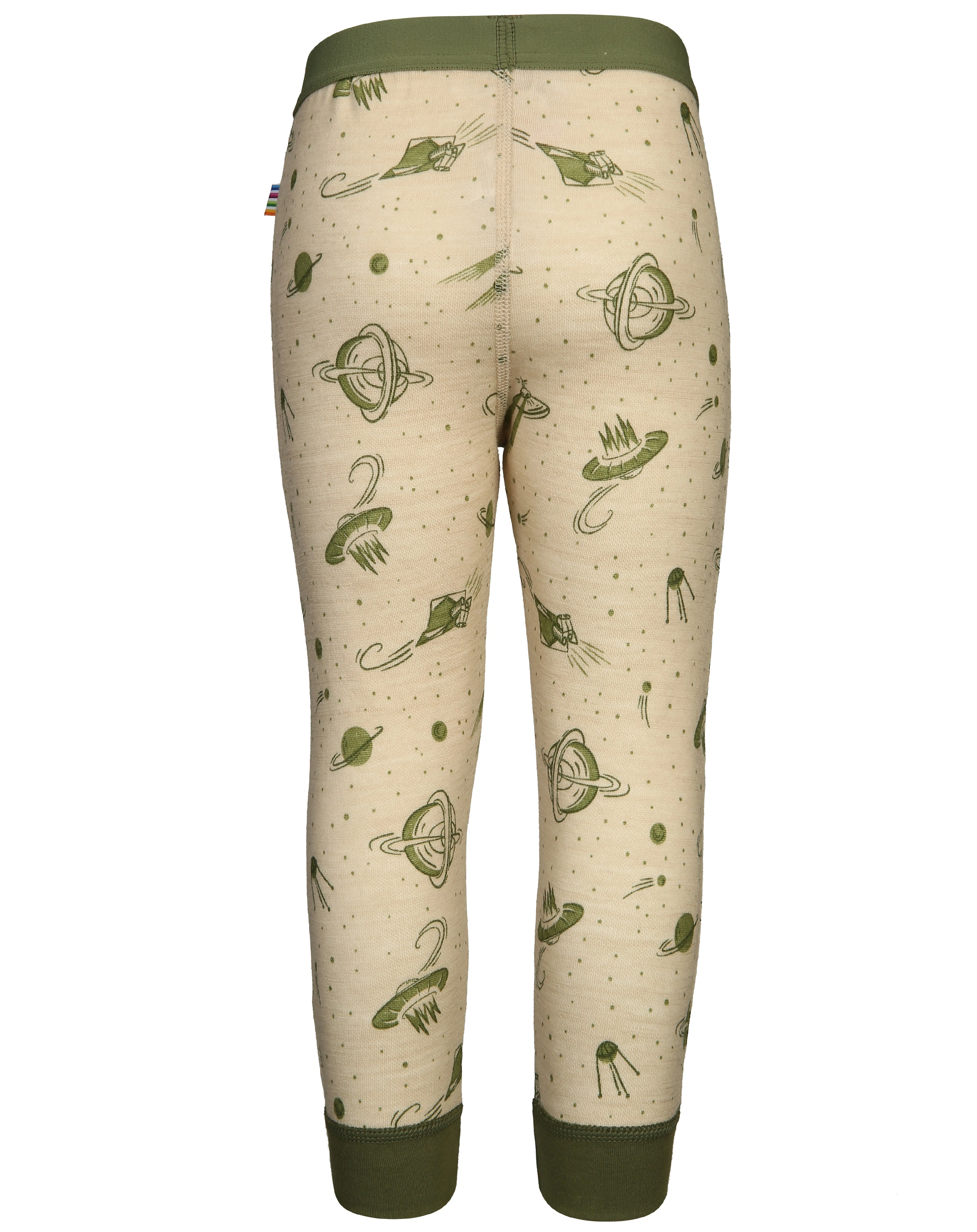 Woll-Leggings 70 - SKids in green