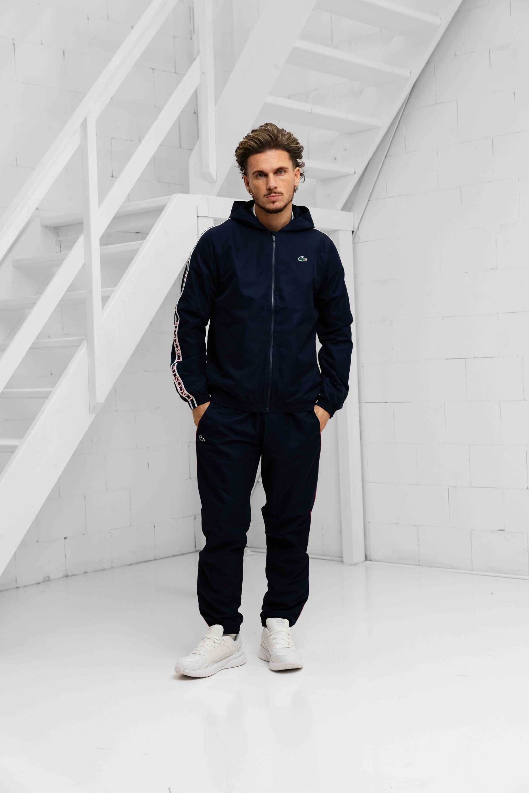 Lacoste Sport Trainingspak Heren Donkerblauw