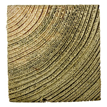 Tuinpaal vierkant vuren hout geïmpregneerd 5 x 5 x 180 cm