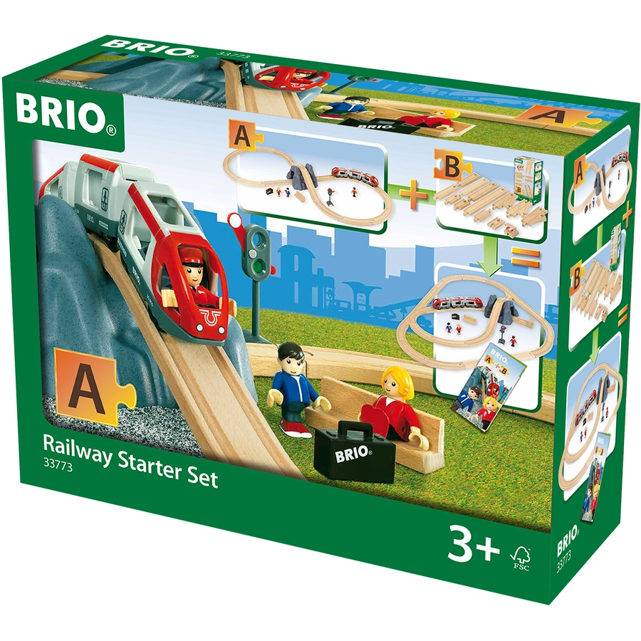 BRIO® WORLD Eisenbahn Starter Set A 33773