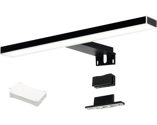 LED spiegelklemlamp ESTHER 2 30cm zwart