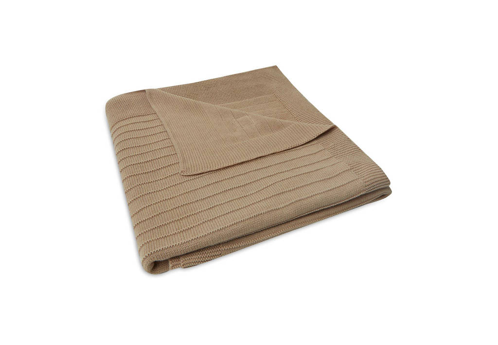 ledikantdeken Pure Knit Biscuit