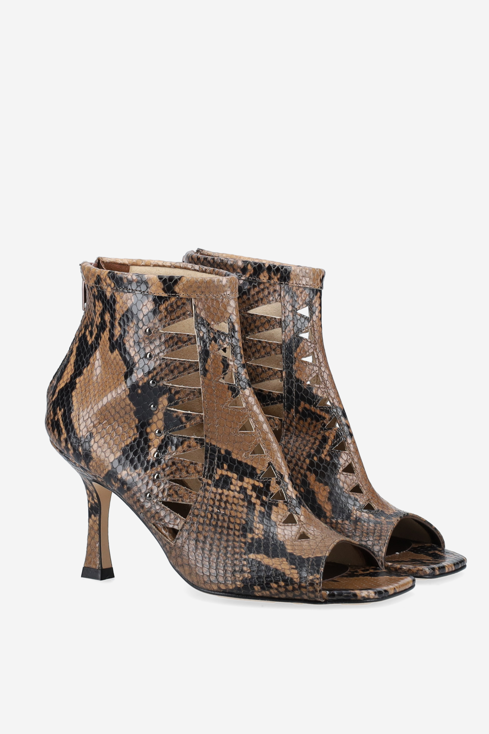 Blue light pitone heels
