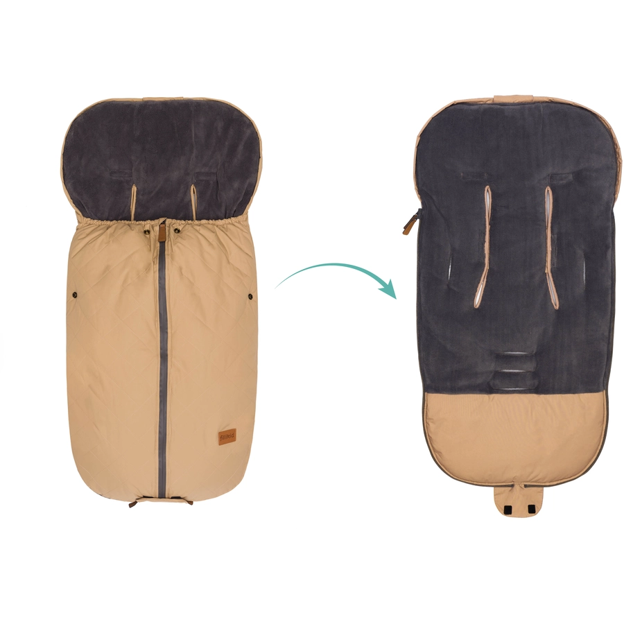 fillikid Winterfußsack Kamet Polyester cappuccino