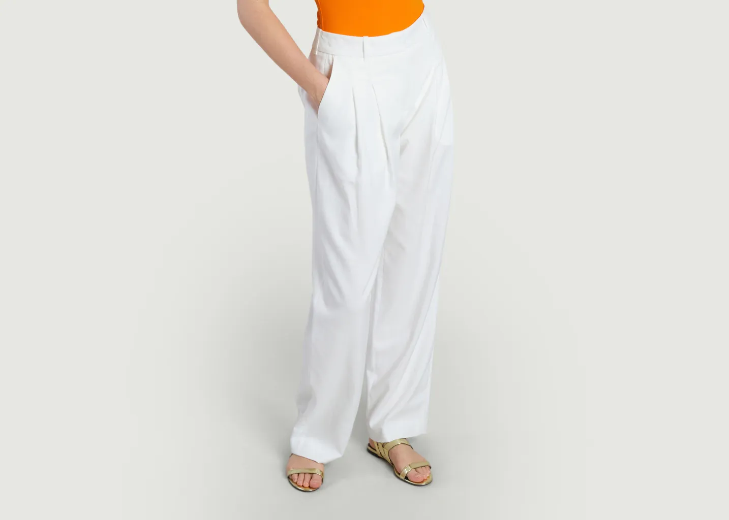 Pantalon large Luzy Samsoe Samsoe