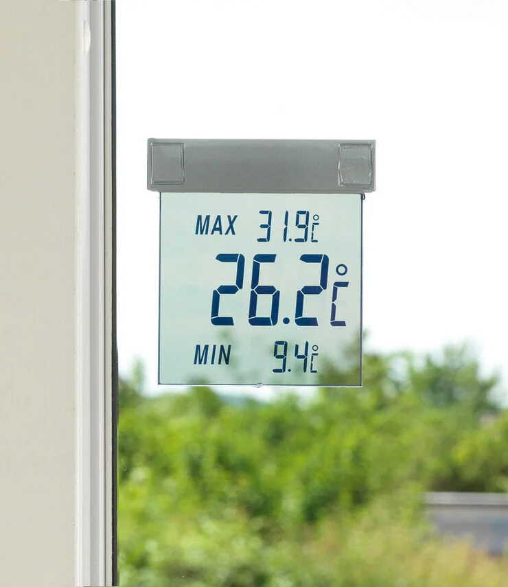 Sensotek Sensotek UT 100 Udendørs vinduestermometer Transparent