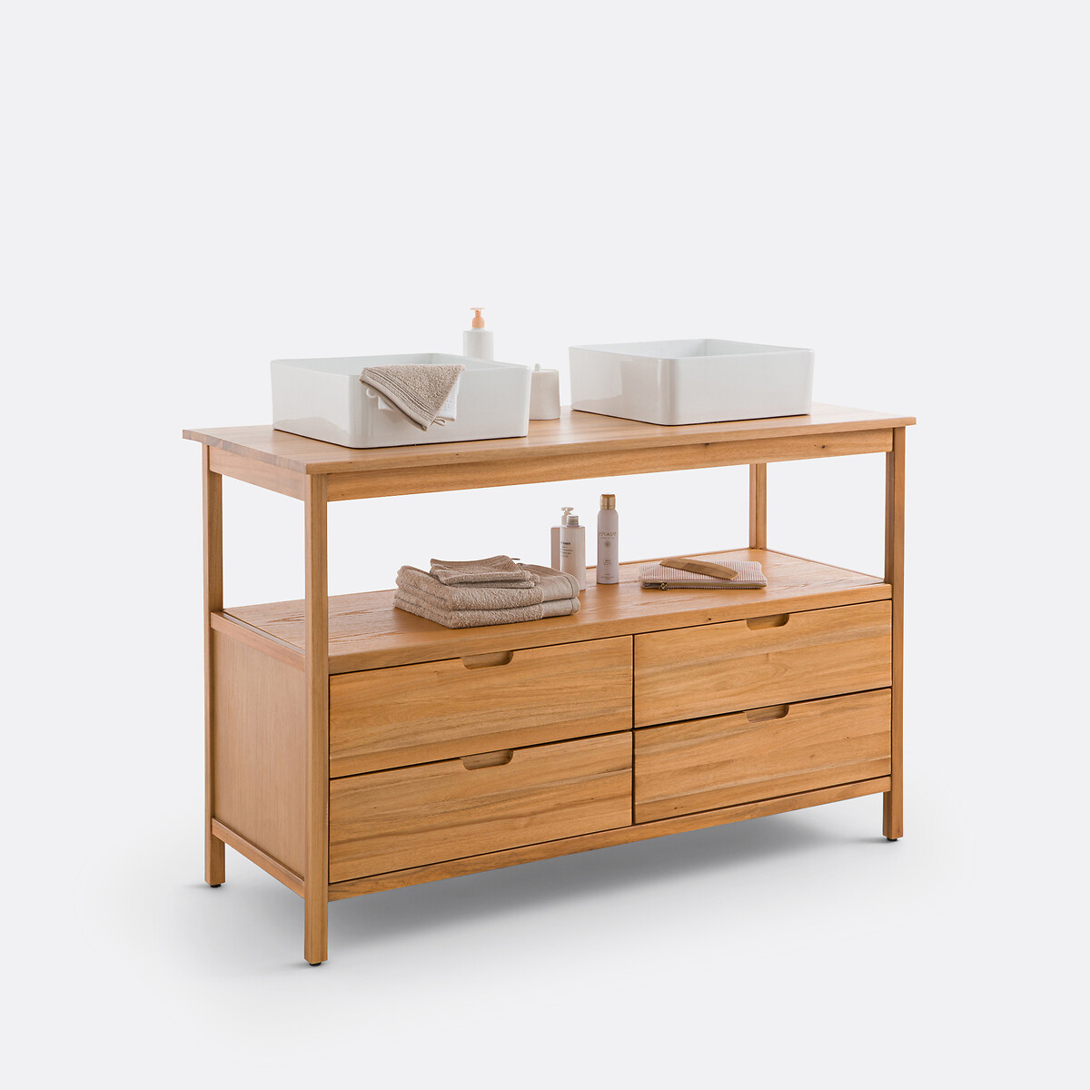 LA REDOUTE INTERIEURS<br>Móvel duplo de acácia L130cm, Cheira