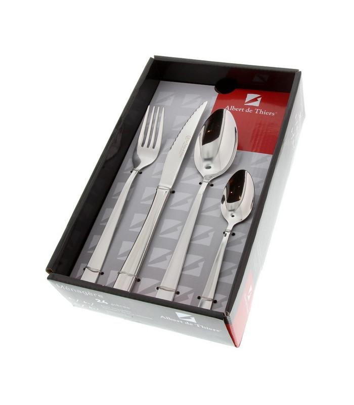 JULIETTE MENAGERE 24 PIECES INOX