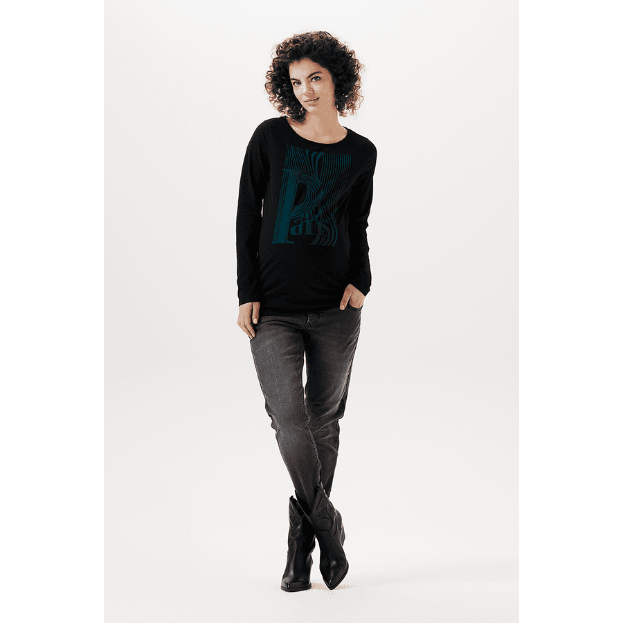 SUPERMOM Langarmshirt Delphi Black