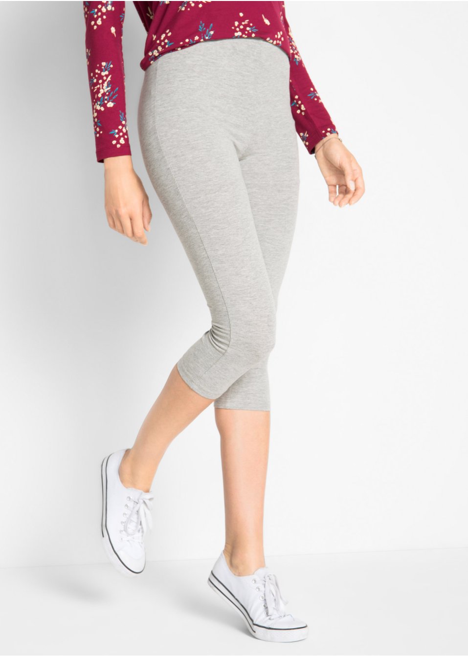 Lot de 2 leggings corsaire extensibles