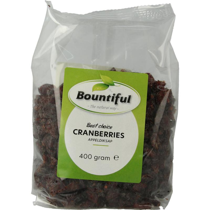 Bountiful Cranberries Appeldiksap (400 gr)