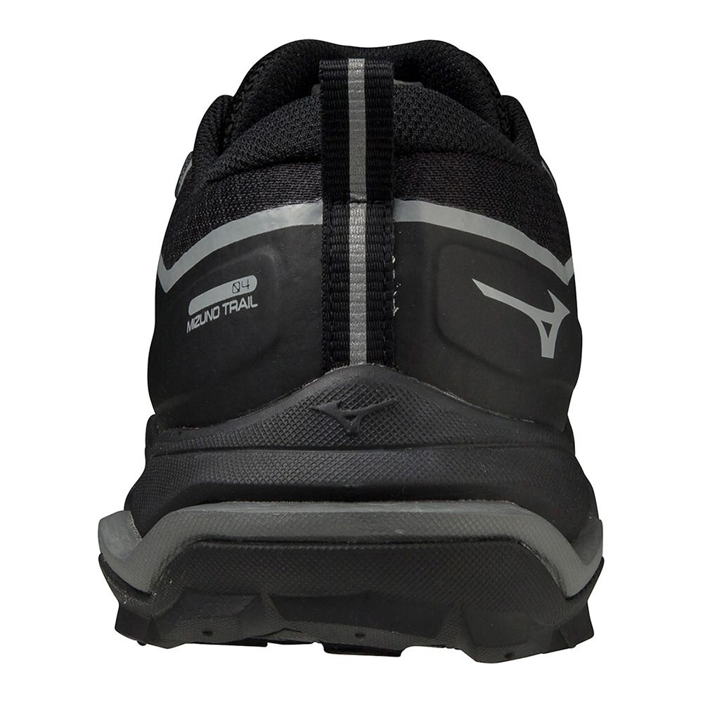 Mizuno WAVE IBUKI 4 GTX - Chaussures trail Homme black/metallic gray/dark shadow