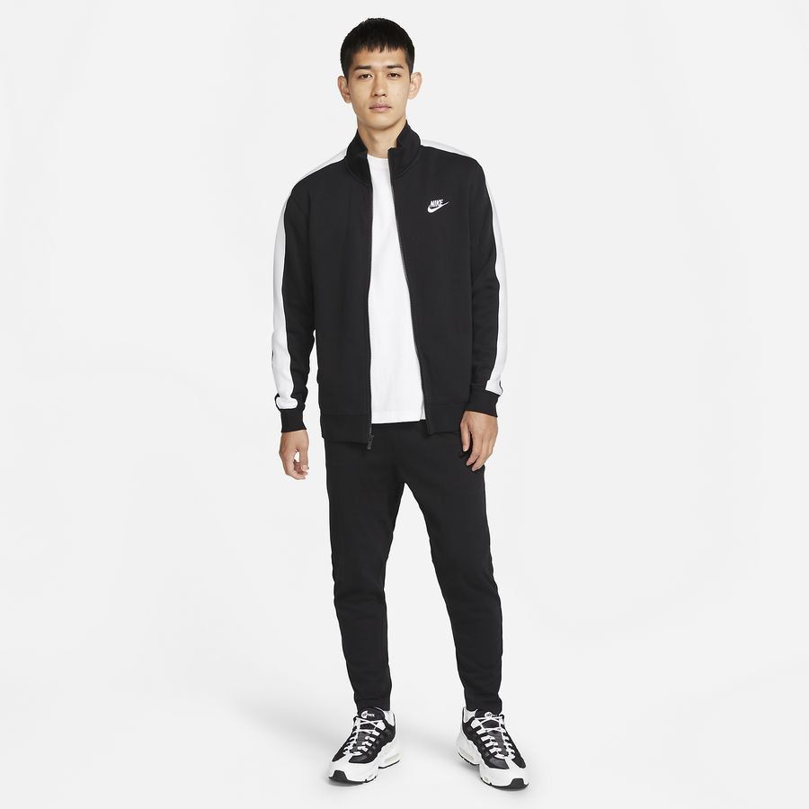 Nike Veste NSW Club Fleece - Noir/Blanc