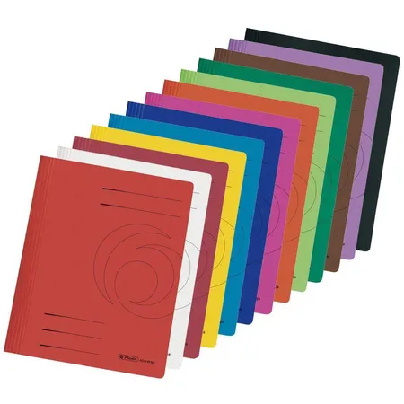 Herlitz Schnellhefter Karton A4 Intensivfarben schwarz
