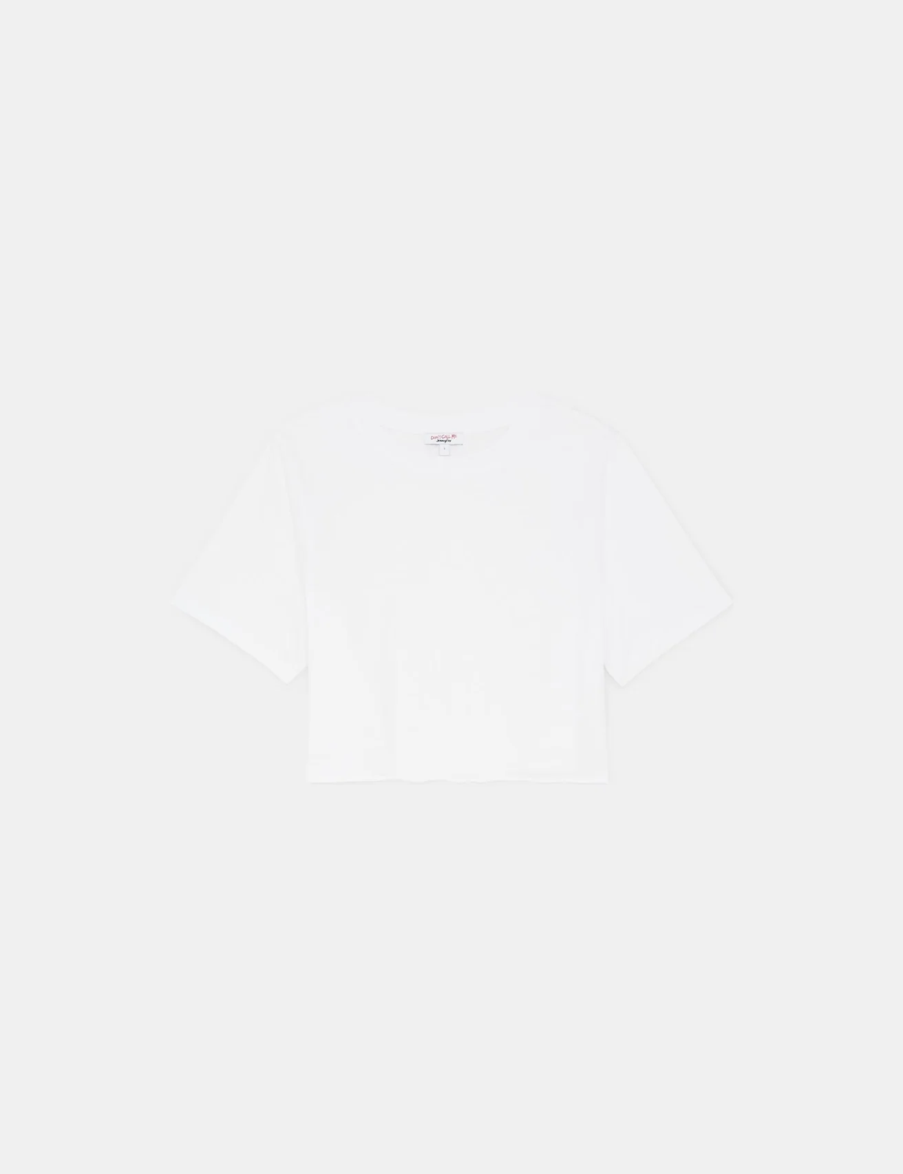 T-shirt court oversize blanc